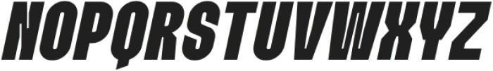 Etgea Bold Italic otf (700) Font UPPERCASE
