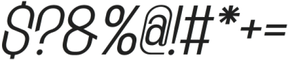 Etgea Light Italic otf (300) Font OTHER CHARS