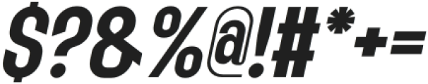 Etgea Medium Italic otf (500) Font OTHER CHARS