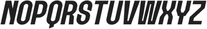 Etgea Medium Italic otf (500) Font UPPERCASE