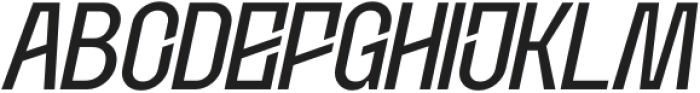 Etgea Regular Italic otf (400) Font UPPERCASE