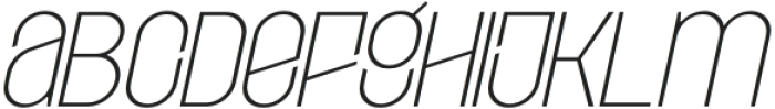 Etgea Thin Italic otf (100) FONT