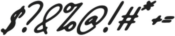 Ethan Signature Italic otf (400) Font OTHER CHARS