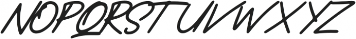 Ethan Signature Italic otf (400) Font UPPERCASE