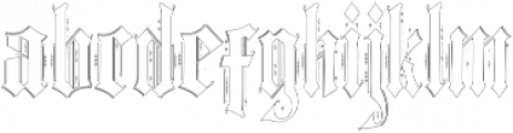 Ethelvina ttf (300) Font LOWERCASE
