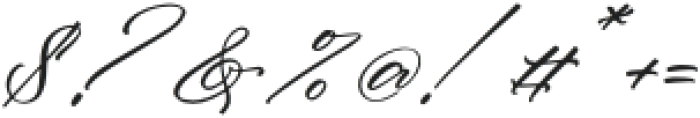Ethena Emporium Script Italic otf (400) Font OTHER CHARS