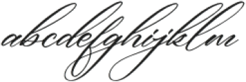 Ethena Emporium Script Italic otf (400) Font LOWERCASE