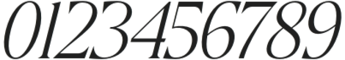 Ethena Emporium Serif Italic otf (400) Font OTHER CHARS