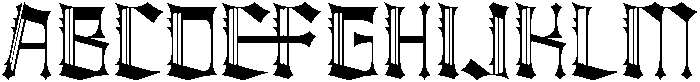 Etherain otf (400) Font UPPERCASE