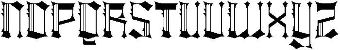Etherain otf (400) Font UPPERCASE