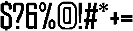Ethere S Black Extra Condensed otf (900) Font OTHER CHARS
