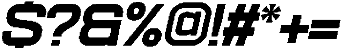 Ethere S Black Extra Expanded It otf (900) Font OTHER CHARS
