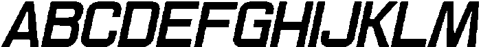 Ethere S Black Semi Expanded It otf (900) Font UPPERCASE
