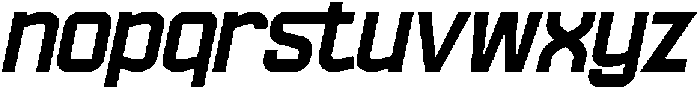 Ethere S Black Semi Expanded It otf (900) Font LOWERCASE