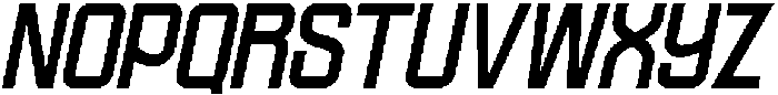 Ethere S Black SemiCondensed It otf (900) Font UPPERCASE