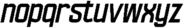 Ethere S Black SemiCondensed It otf (900) Font LOWERCASE