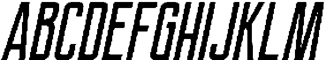 Ethere S Black Ultra Condensed it otf (900) Font UPPERCASE