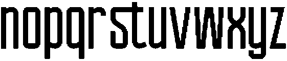 Ethere S Black Ultra Condensed otf (900) Font LOWERCASE
