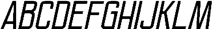 Ethere S Bold Condensed It otf (700) Font UPPERCASE
