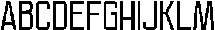 Ethere S Bold Condensed otf (700) Font UPPERCASE