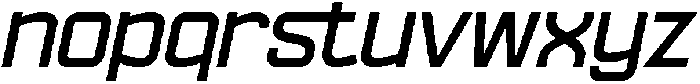 Ethere S Bold Expanded It otf (700) Font LOWERCASE