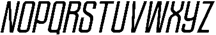 Ethere S Bold Extra Condensed It otf (700) Font UPPERCASE
