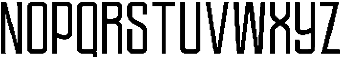 Ethere S Bold Extra Condensed otf (700) Font UPPERCASE