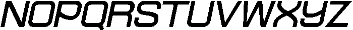 Ethere S Bold Extra Expanded It otf (700) Font UPPERCASE
