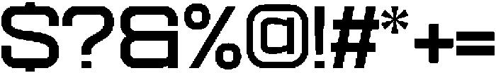 Ethere S Bold Extra Expanded otf (700) Font OTHER CHARS
