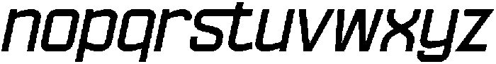Ethere S Bold Semi Expanded It otf (700) Font LOWERCASE