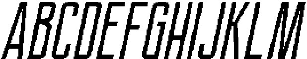 Ethere S Bold Ultra Condensed It otf (700) Font UPPERCASE