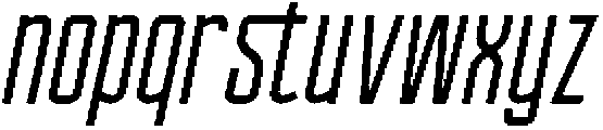 Ethere S Bold Ultra Condensed It otf (700) Font LOWERCASE