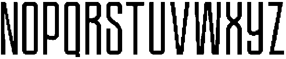 Ethere S Bold Ultra Condensed otf (700) Font UPPERCASE
