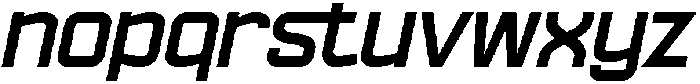 Ethere S Extra Bold Expanded It otf (700) Font LOWERCASE