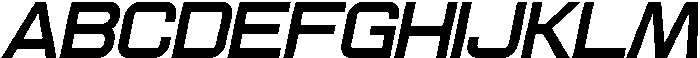 Ethere S Extra Bold Extra Expanded It otf (700) Font UPPERCASE