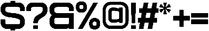Ethere S Extra Bold Extra Expanded otf (700) Font OTHER CHARS