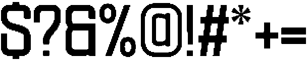 Ethere S Extra Bold SemiCondensed otf (700) Font OTHER CHARS