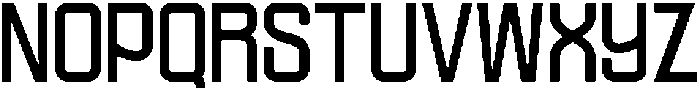 Ethere S Extra Bold SemiCondensed otf (700) Font UPPERCASE