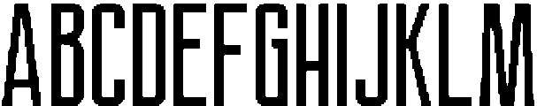 Ethere S Extra Bold Ultra Condensed otf (700) Font UPPERCASE