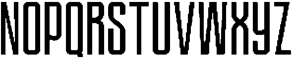 Ethere S Extra Bold Ultra Condensed otf (700) Font UPPERCASE