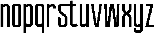 Ethere S Extra Bold Ultra Condensed otf (700) Font LOWERCASE