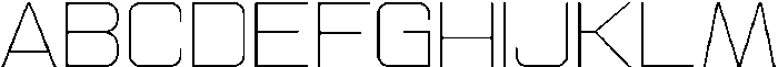 Ethere S Extra Light Expanded otf (200) Font UPPERCASE