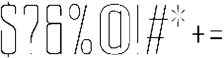 Ethere S Extra Light Extra Condensed otf (200) Font OTHER CHARS