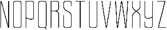 Ethere S Extra Light Extra Condensed otf (200) Font UPPERCASE
