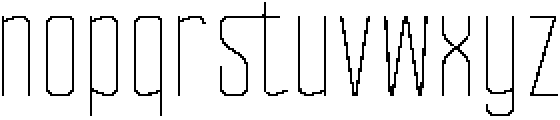 Ethere S Extra Light Extra Condensed otf (200) Font LOWERCASE