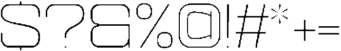 Ethere S Extra Light Extra Expanded otf (200) Font OTHER CHARS