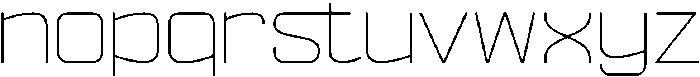 Ethere S Extra Light Extra Expanded otf (200) Font LOWERCASE
