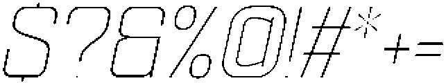 Ethere S Extra Light It otf (200) Font OTHER CHARS