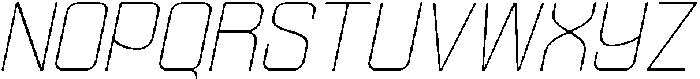 Ethere S Extra Light It otf (200) Font UPPERCASE