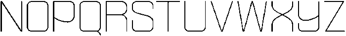 Ethere S Extra Light Semi Expanded otf (200) Font UPPERCASE